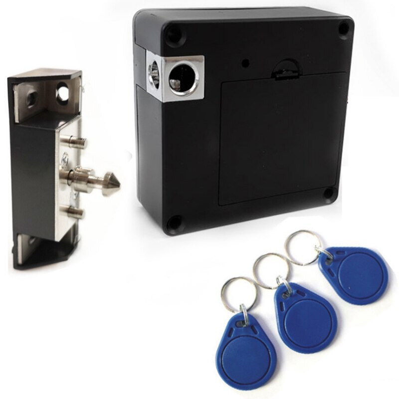 Serrure électronique Invisible RFID pour armoire, verrou de porte et tiroir sans clé, casier à capteur