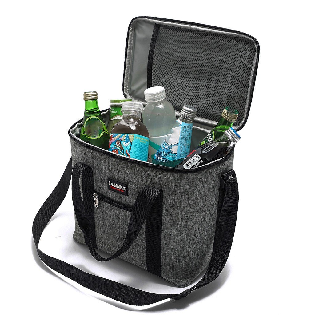 38 # 20L Frauen Männer Mittagessen Taschen Multi-funktion Picknick Strand Camping Isolierung Tragen Auf Schulter Tasche Große Kapazität mittagessen Taschen