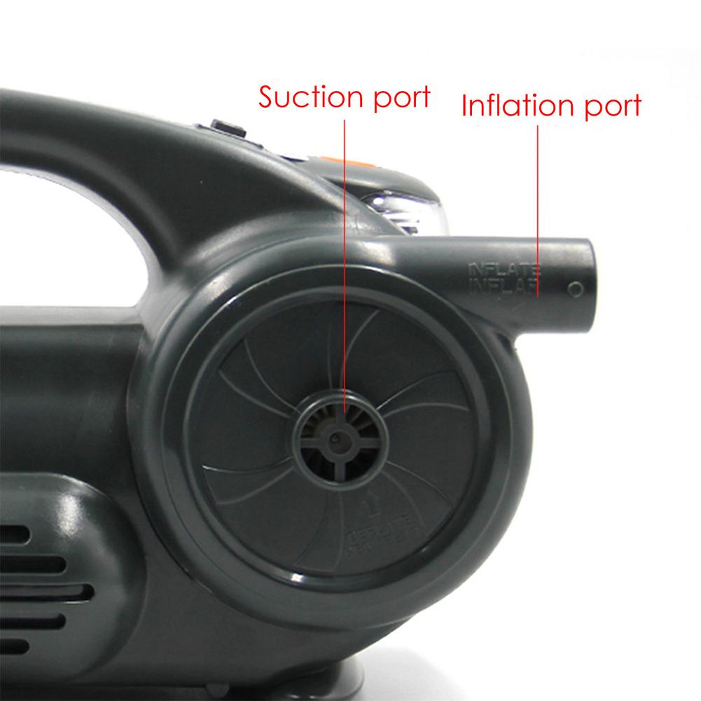12V Electric Inflatable Pump Car Air Compressor Quick Air Filling Compressor With Nozzles For Car Camping Life Buoy Boat Cushion