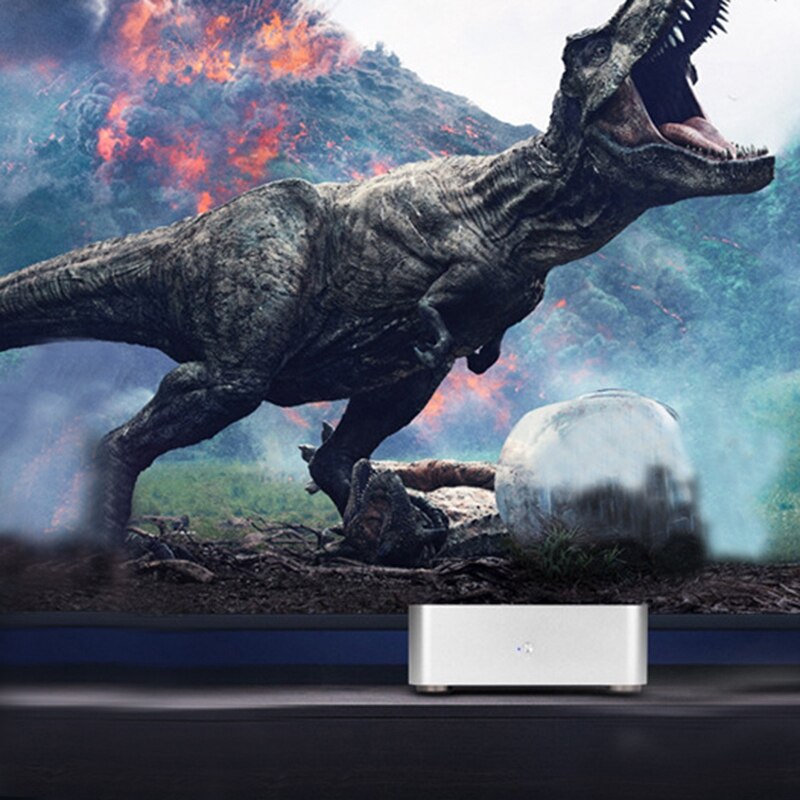 Voor itx aluminium behuizing mini itx aluminium behuizing 65mm dikke computer desktop mini itx aluminium behuizing