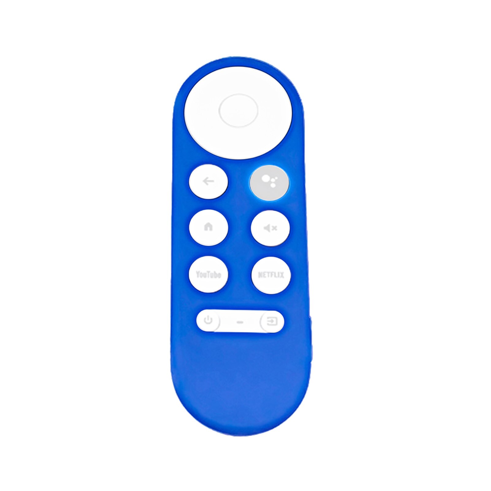 Silicone Case For Chromecast For -Google TV Voice Remote Shockproof Protective Cover For Chromecast Voice Remote: Blue