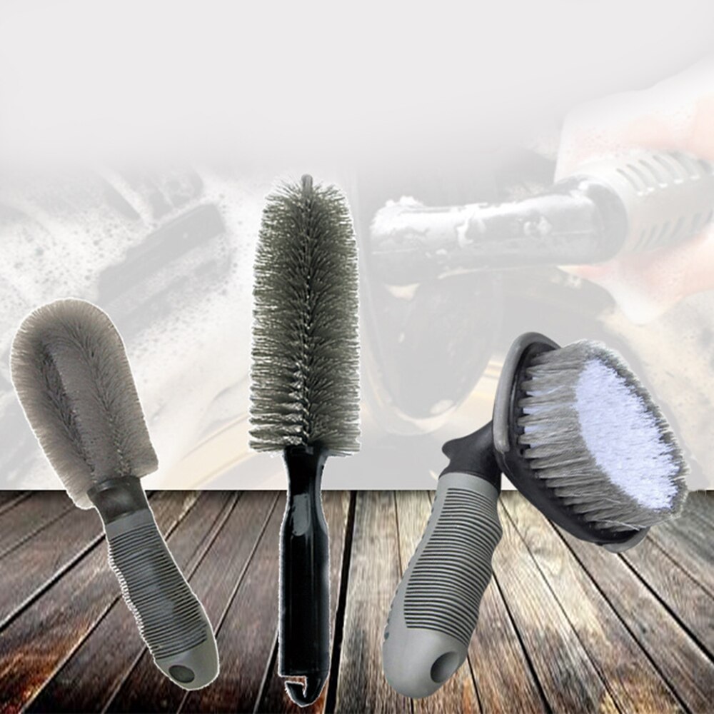 Auto Rim Handle Vehicle Cleaning Brush Cleaner Dust Remover Plastic Motorcycle Truck Washing Vehicle Wash Tire Cleaning Tools