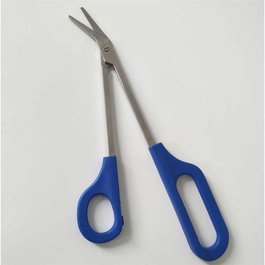 Stainless Nail Clippers 1PC Scissors Long Handle Nail Clippers Toenail Toe Ergonomic Care Pedicure Cutter 0416#30