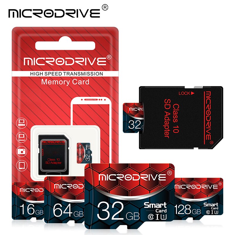 Cartão de memória 128gb da classe 10 da movimentação flash de usb tf cartões sd mini sdcard com adaptador do sd cartão de memória micro sd 64gb 32gb 16gb 8gb microsd