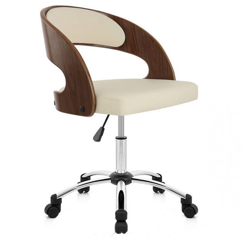 Art Computer Chair European-style Special Home Office Chair Student Backrest Chair Swivel Chair Seat Solid Wood Ergonomic Chair