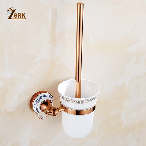 ZGRK Luxus Zauberstab Montieren Alle Kupfer Rose Gold Papier Rollen Halfter Wc Gold Papier Halfter Gewebe Kasten Schlecht Zubehör: GJQH07R