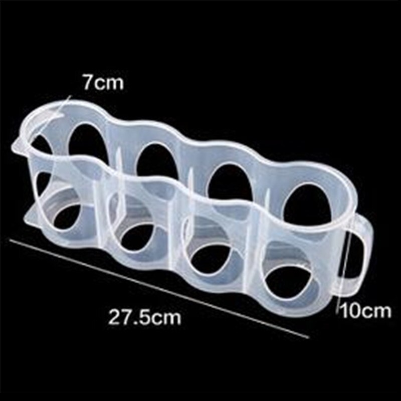 4 Holes Durable Beer Soda Coke Beverage Can Storage Box Refrigerator Beverage Bottle Holder Refrigeration Kitchen Organizer Food