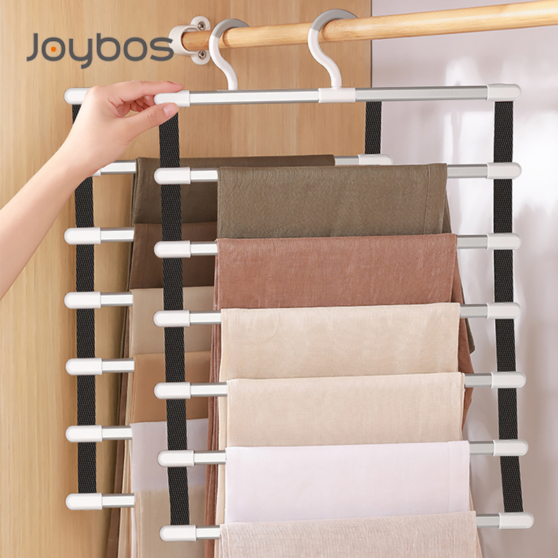 Opvouwbare Kast Broek En Rokken Garderobe Hangers Voor Bespaart Ruimte Meerdere Broek Rack Slaapkamer Kast Loft Kleding Organisatoren