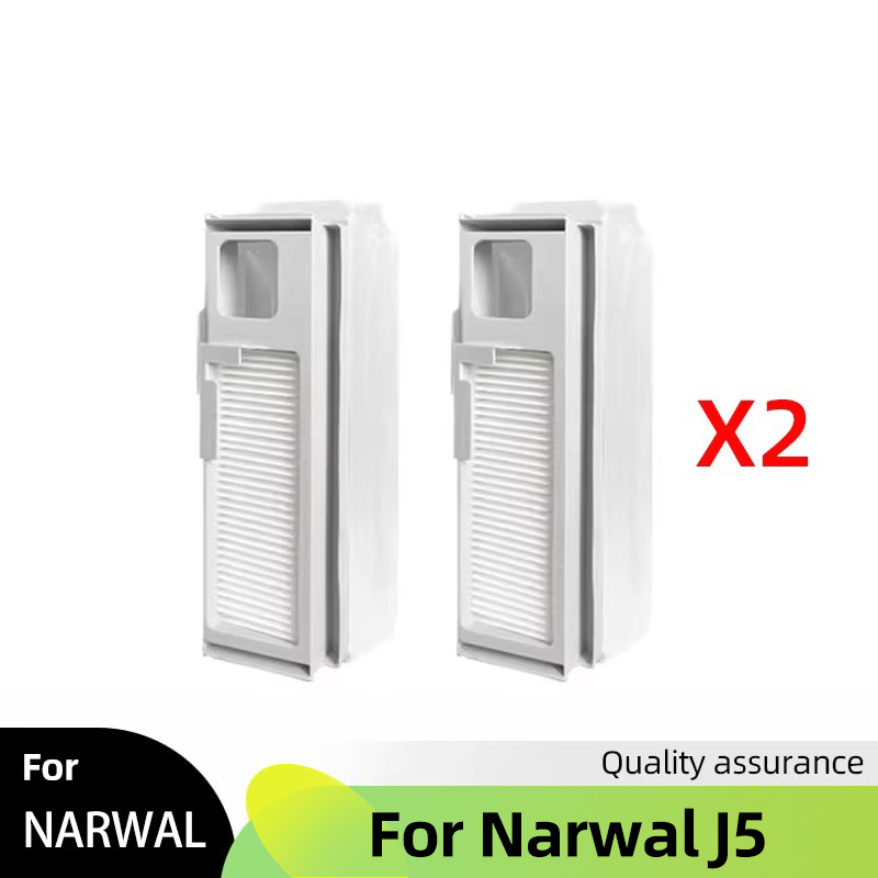 Fit For Narwal J5 Spare Parts Main Side Brush Cover Hepa Filter Mop Cloth Dust Bag Accessories Consumables: Burgundy