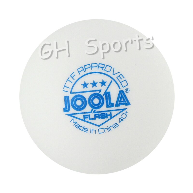 JOOLA FLASH 3-Star Table Tennis Balls Seamless 40+ Material Poly Plastic Ping Pong Balls ITTF Approved