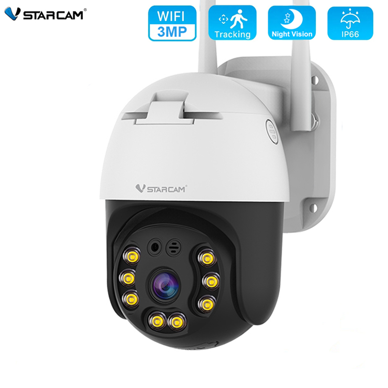 Vstarcam 1080p ptz wifi ip kamera 3mp outdoor farbe nachtsicht ai mensch erkennen drahtlose kamera p2p audio cctv überwachungs kamera