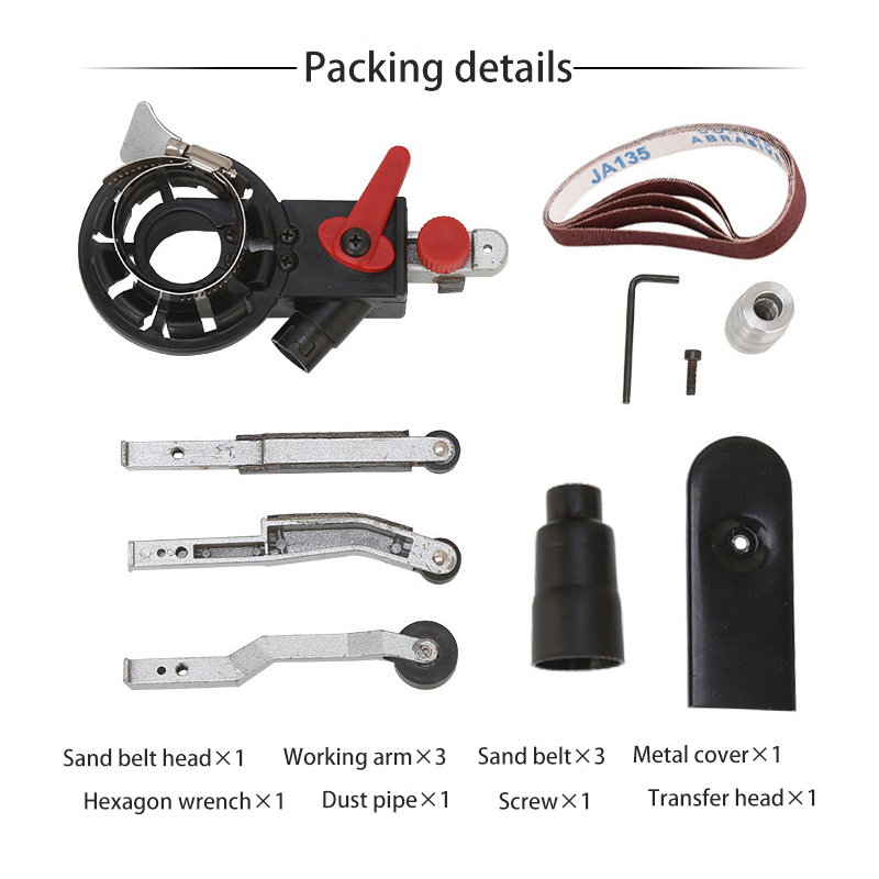 Mini DIY Sander Sanding Belt Machine Sander Polishing Machine Woodworking Belt Sander Abrasive Belts Grinder