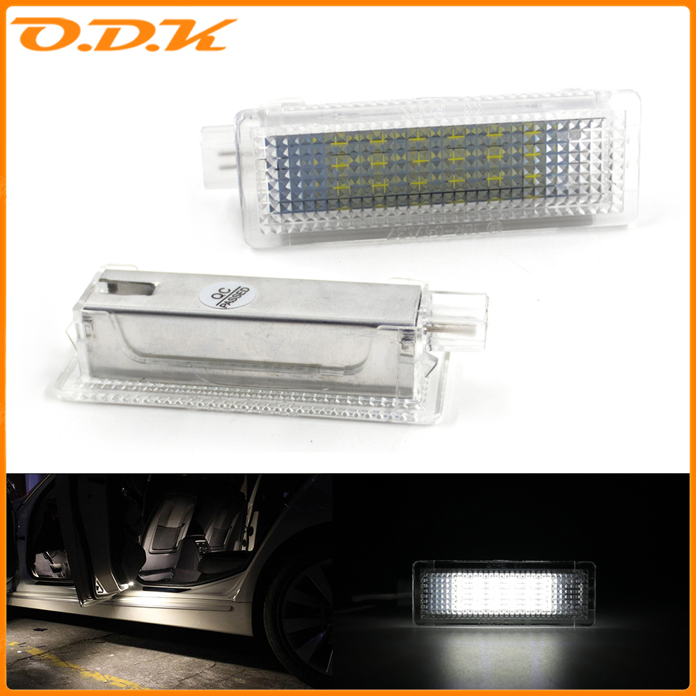 Lumière intérieure de courtoisie LED pour coffre de pied de voiture, 2 pièces, pour BMW E60 E92 E93 E81 E87 E88 F01 F02 F10 F20 E60 1 3 5 6 7 X Series