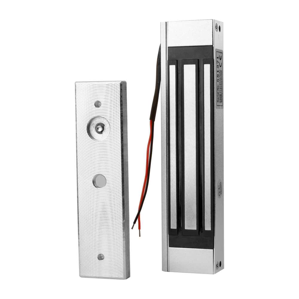 12V Access Control Lock 180KG /350lbs Electric Magnetic Door Locks Electronic Holding Force System Outdoor Glass Wooden Door