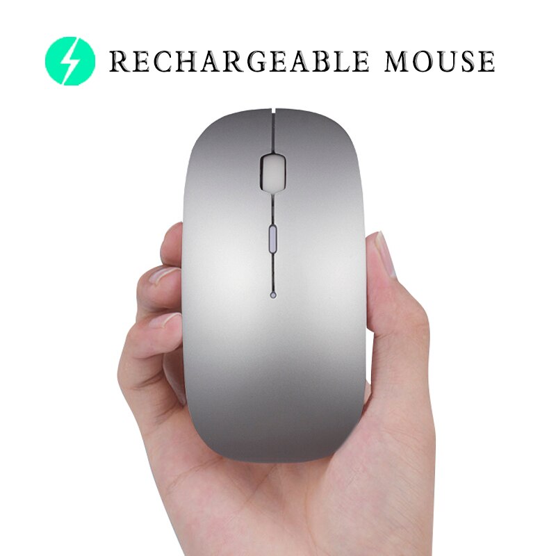 Wireless Mouse USB Receiver Rechargeable Mice for xiaomi/Dell/Hp/Lenovo/Acer/Asus Silent Bluetooth Mouse for Computer Laptop Pc