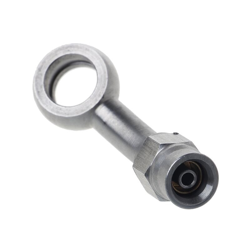 AN-3 to M10 Metric 10mm 45 Degree Stainless Steel Brake Hose Fitting E7CA