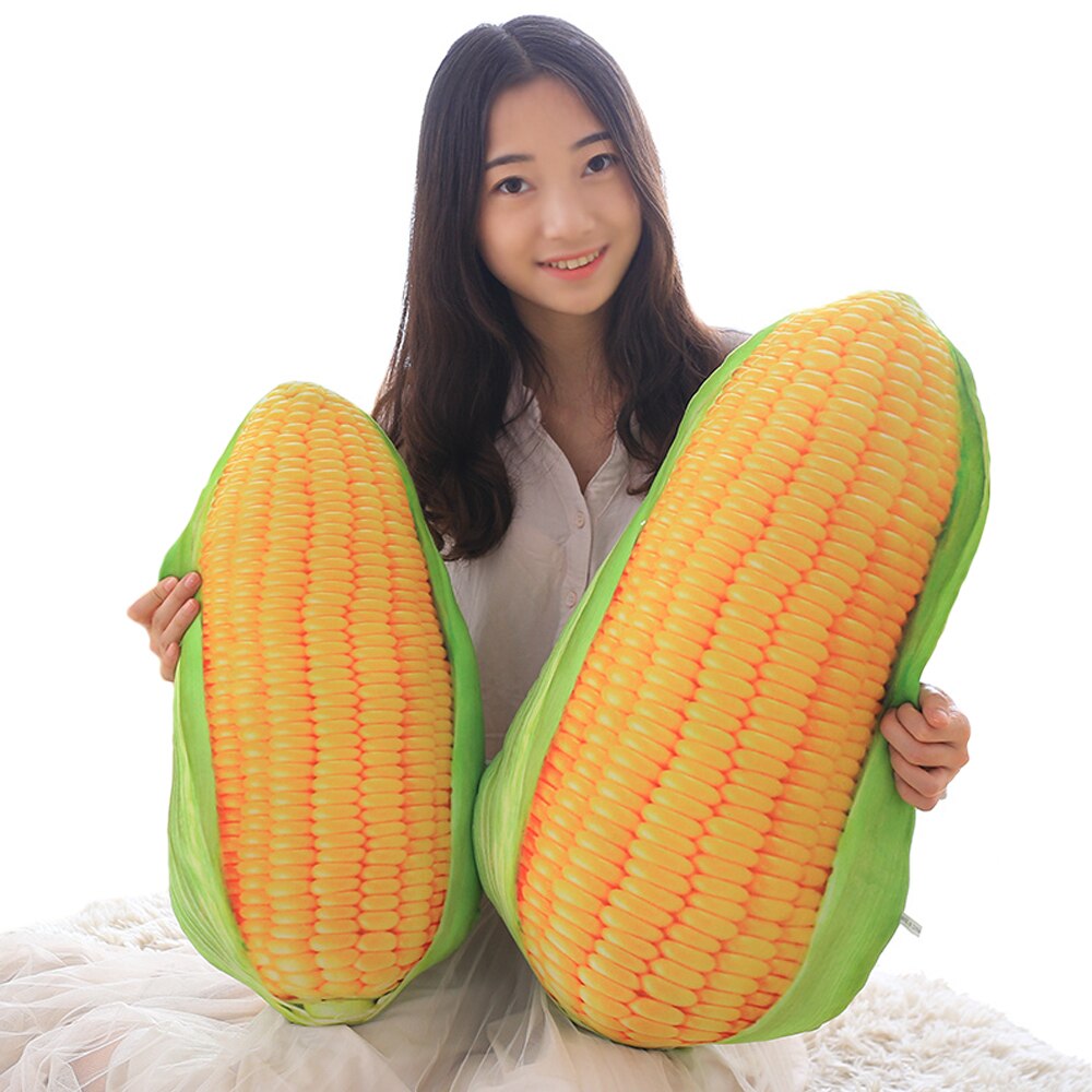 1Pc 50/60Cm Creatieve Simulatie Maïs Knuffel Gevuld Zachte Planten Kussen Voor Sofa Kussen Decoratie Kids
