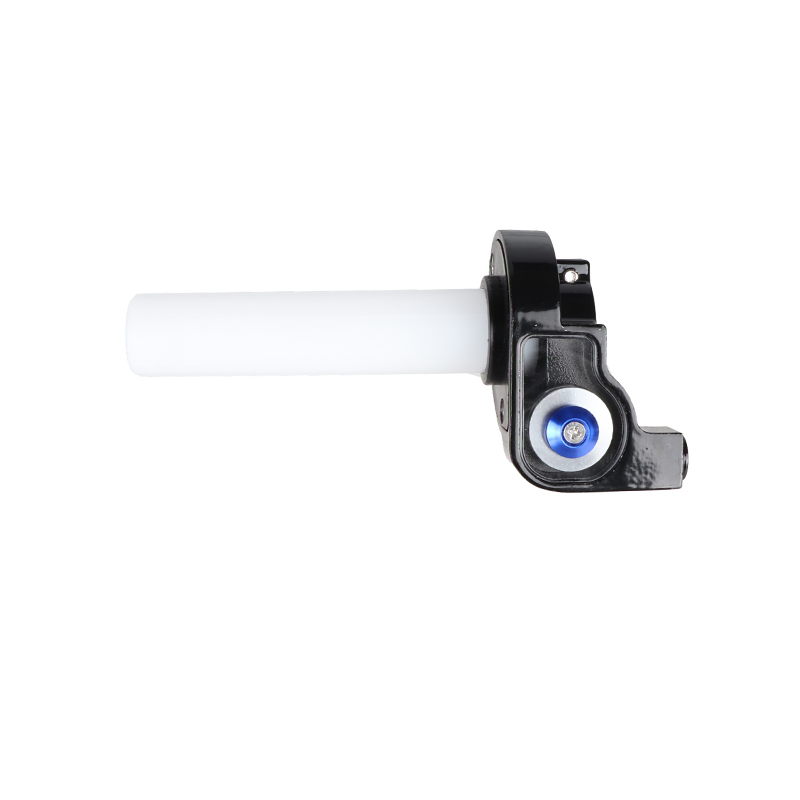 Moto universale 22mm alluminio visibile Quick Twist Gas acceleratore salda manopole misura per Dirt Pit Bike Motocross Enduro ATV Quad: Argento