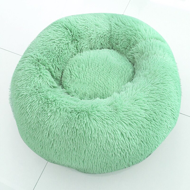 Lits de chien calmant confortable pour les grands petits chiens moyens chiot Labrador étonnamment chat guimauve lit lavable en peluche lit pour animaux de compagnie