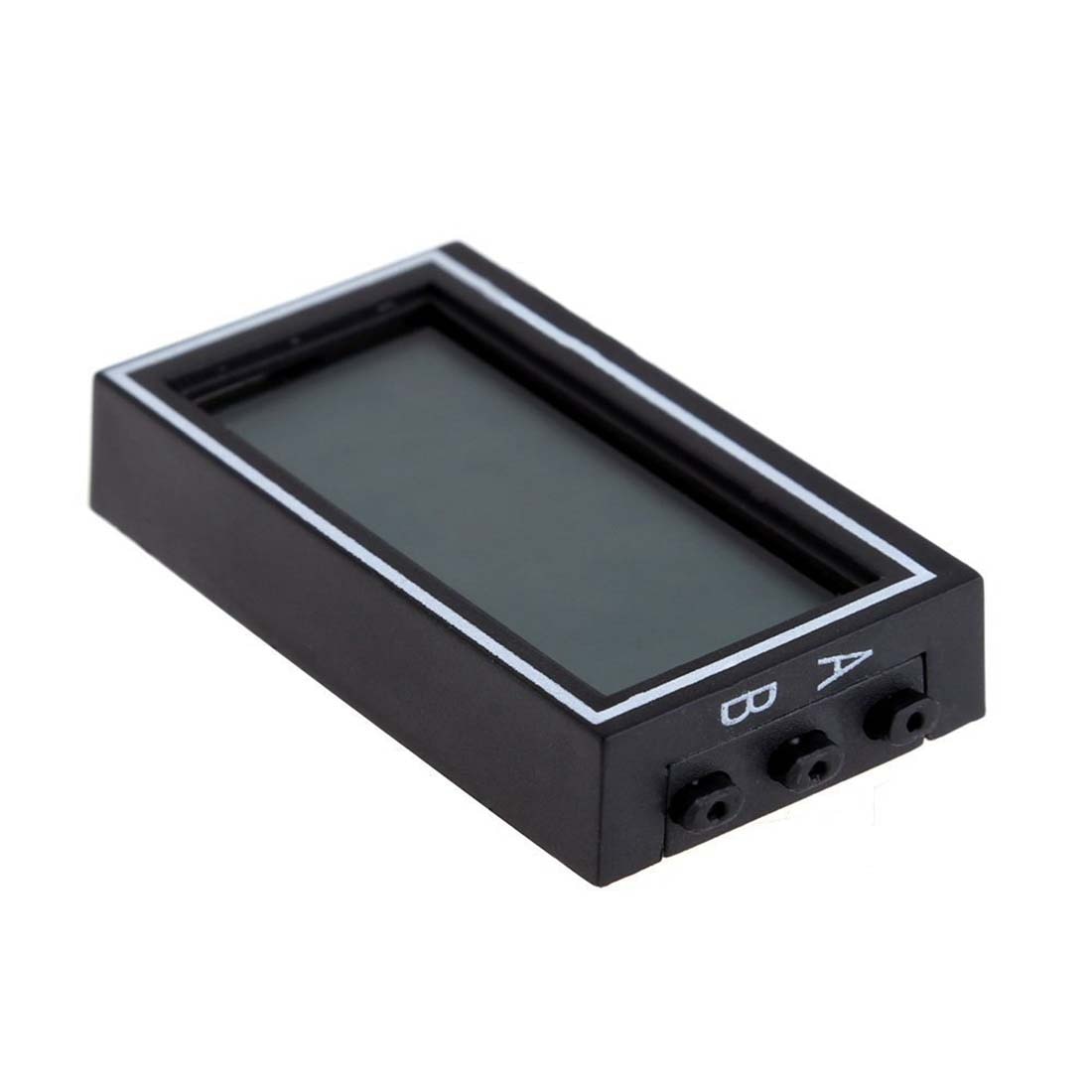 Mini digital kalender lcd auto bil lastbil instrumentbræt dato tid kalender ur sort