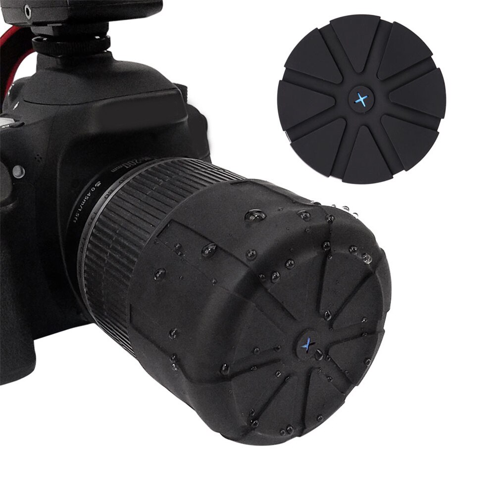 2 pièces DSLR caméra couverture universelle étanche Silicone Durable anti-poussière lentille protecteur accessoires caméra couverture de l'appareil photo