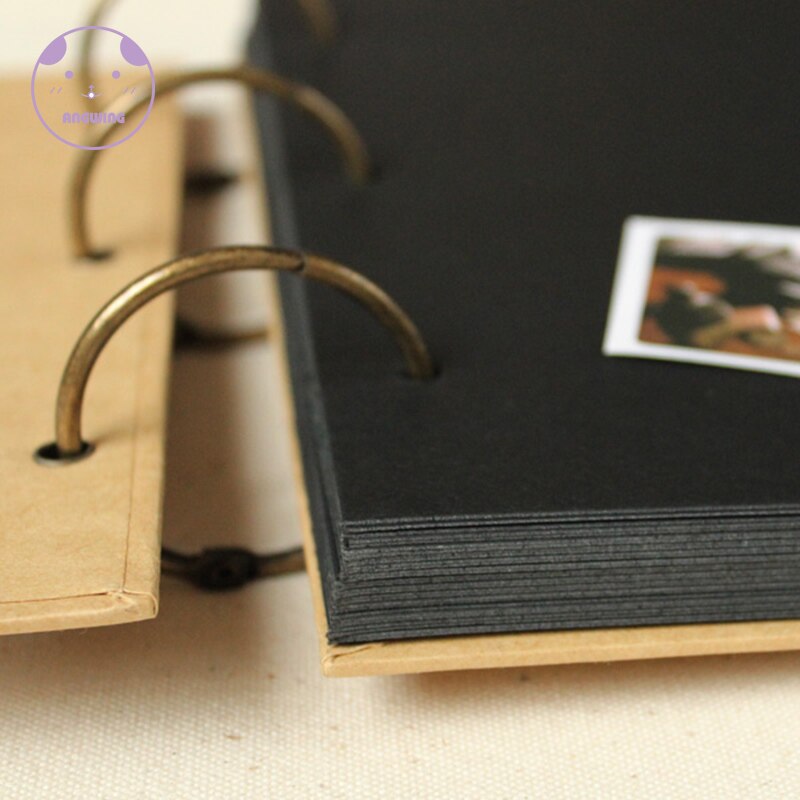 Angwing 28 Vellen Losbladige Fotoalbum Scrapbook Blank/Grote Albums Foto Cover Diy Bruiloft Foto Scrapbook Album case Binding