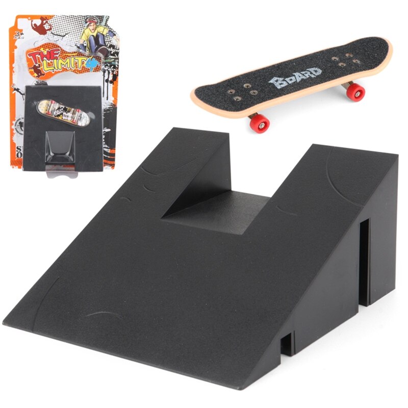 Fingerboard Rail Park Stair Kit Stairs Mini Skateboards for Kids Skateboard Game M89C: D
