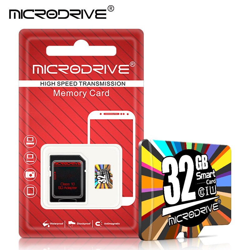 Micro SD Card Memory Card 16GB 32GB 64GB 128GB MicroSD TF card 8G cartao de memoria with Adapter For camera: 32GB