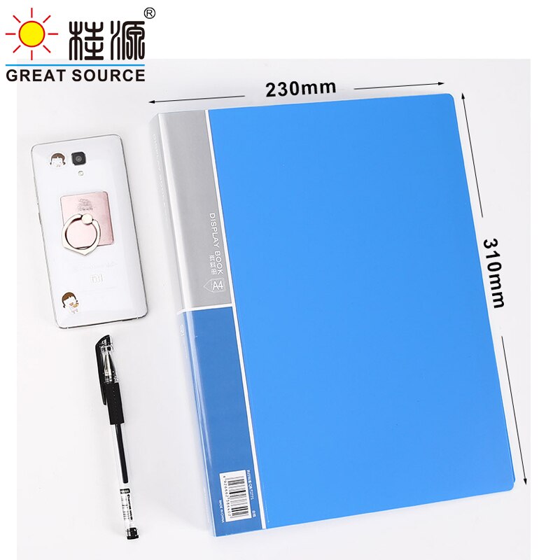 A4 Pp Presentatie Boek Display Boek Project Map 20 Transparante Zakken Fancy Candy Kleur 1 Pc