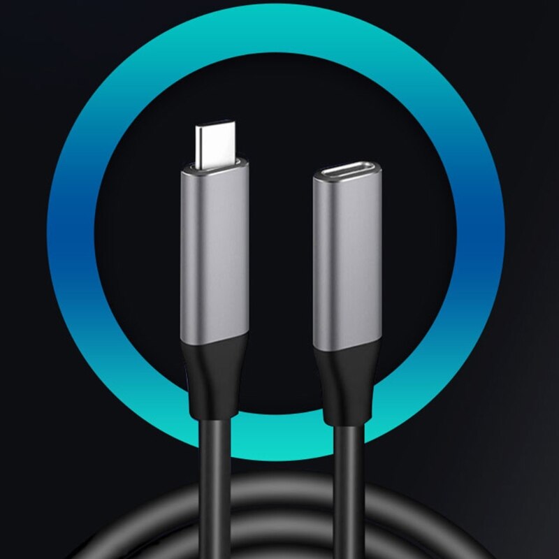 USB C Male to Female Extension Cable USB-C Gen 10Gbps Female to USBC Male Extended Adapter Compatible Extender Cord