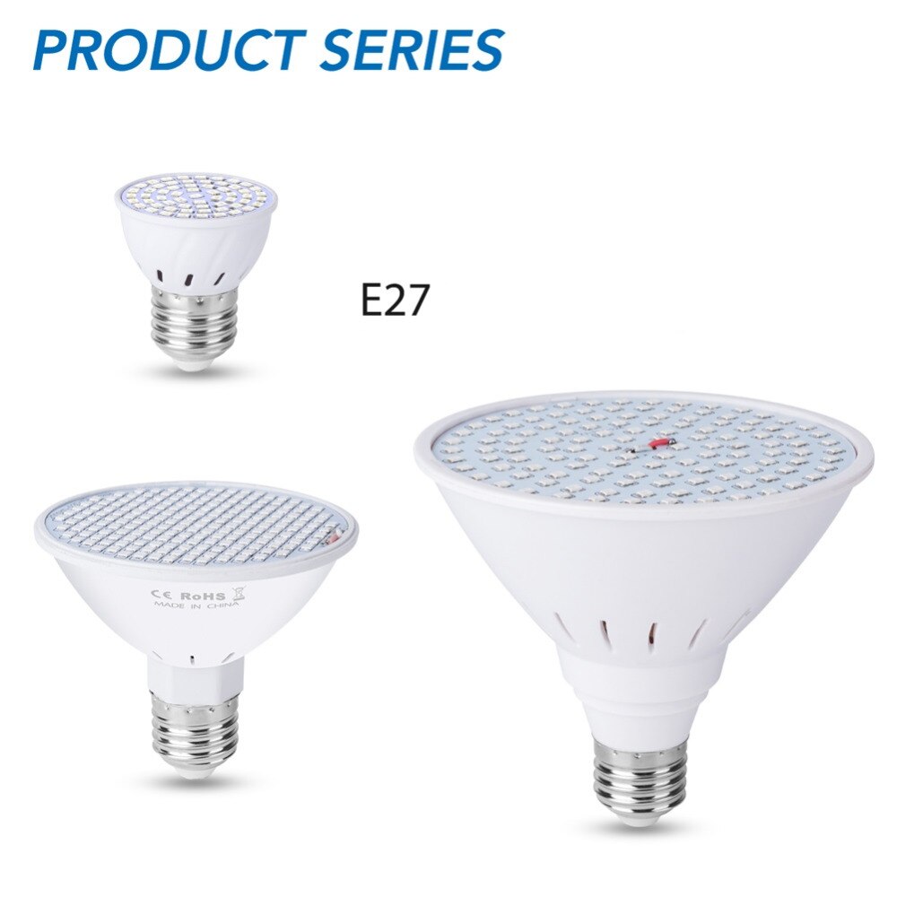 GU10 Grow Bulb E14 LED Full Spectrum E27 LED Growing Lights For Indoor LED Plant Lamp 3W 5W 7W 15W 20W MR16 Hydroponic Light B22