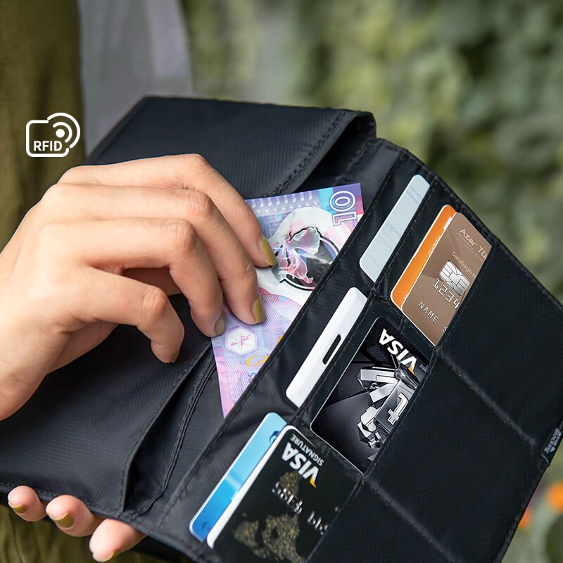 Naturehike Ultralight Outdoor RFID Blocking Anti Theft Travel Bag Multifunctional Wallet Bag Business Passport Ticket Card Waist