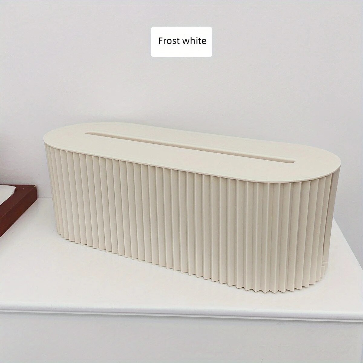 Caja de almacenamiento de cables con tapa para oficina, organizador de cables de alta capacidad, caja de gestión de cables de enchufe de escritorio que ahorra espacio, 1 unidad: Rojo