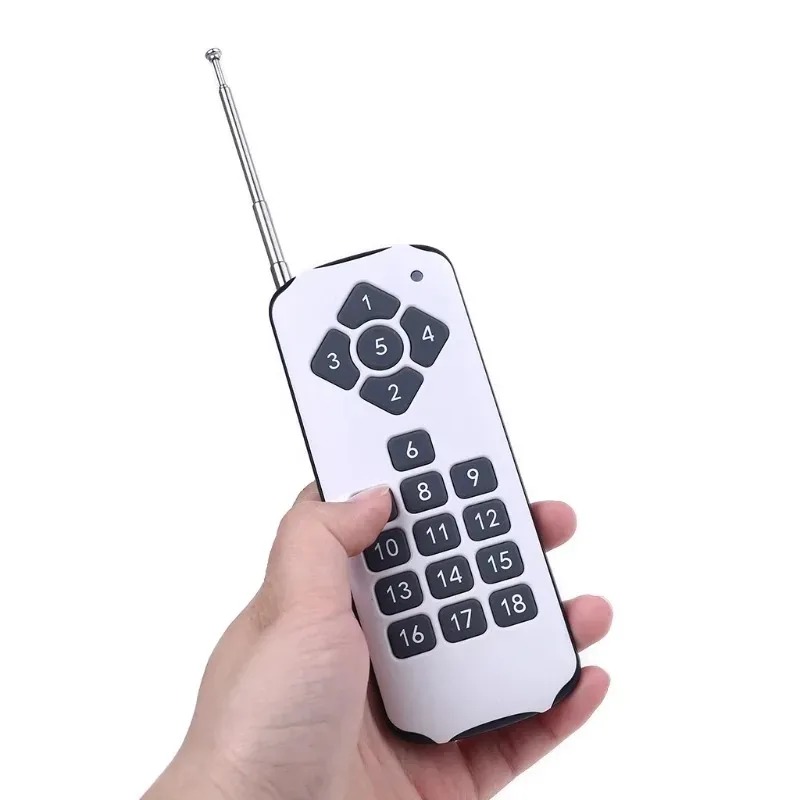 433MHZ Wireless RF Remote Control Switch 18/4/2Key Garage Door EV1527 Learning Code DC 12V Universal Auto Car Alarm System
