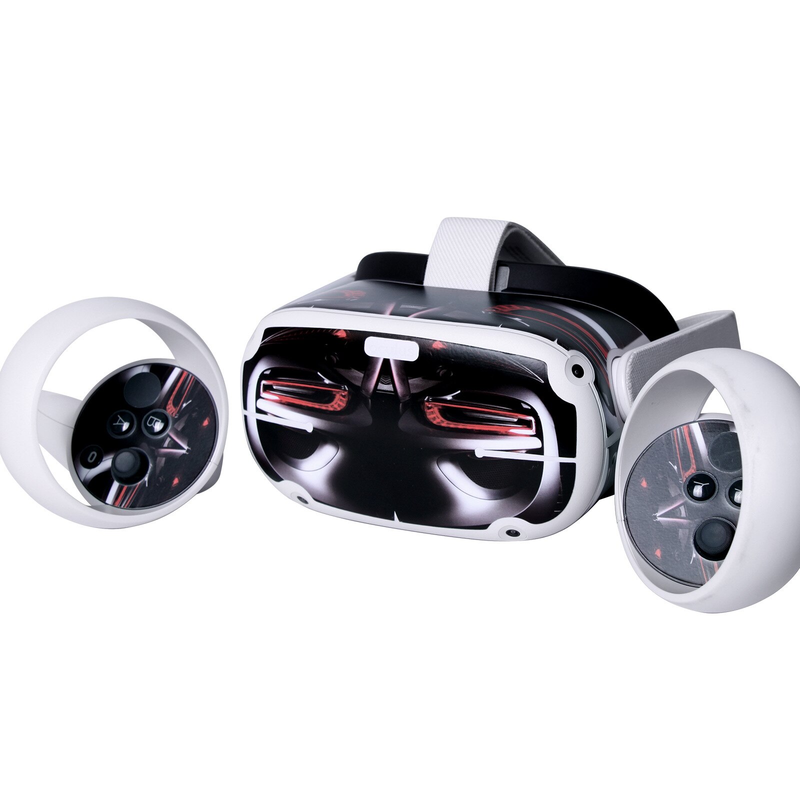 Voor Oculus Quest 2 Sticker Vr Bril Controller Hoofd Dragen 3D Somatosensorische Game Console Decoratieve Sticker