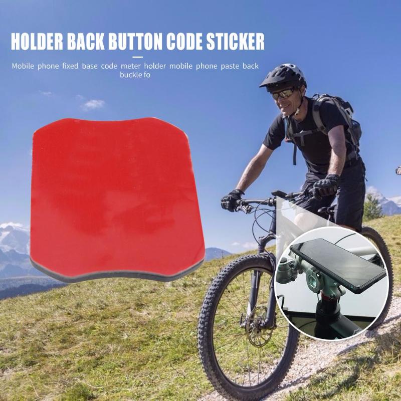 Durable Phone Back Button Paste Multi-function Bicycle Phone Sticker Mount Phone Back Button Paste GPS Bracket for GARMIN Edge