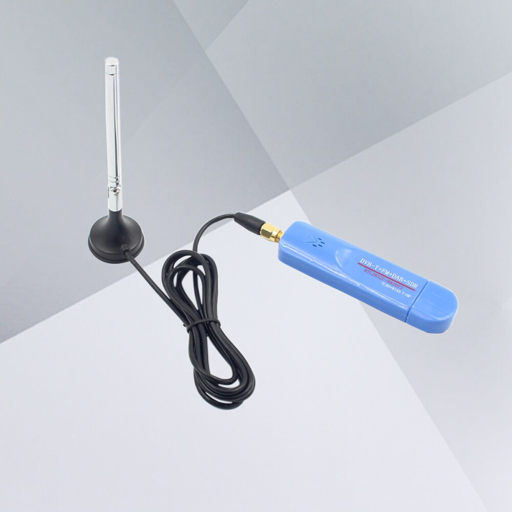 Usb Dongle Esd-Veilig RTL-SDR ADS-B Stick Tuner Low Noise Sma F Radio Ontvanger Antenne Set Kit Voor Windows mac Os Raspberry Pi