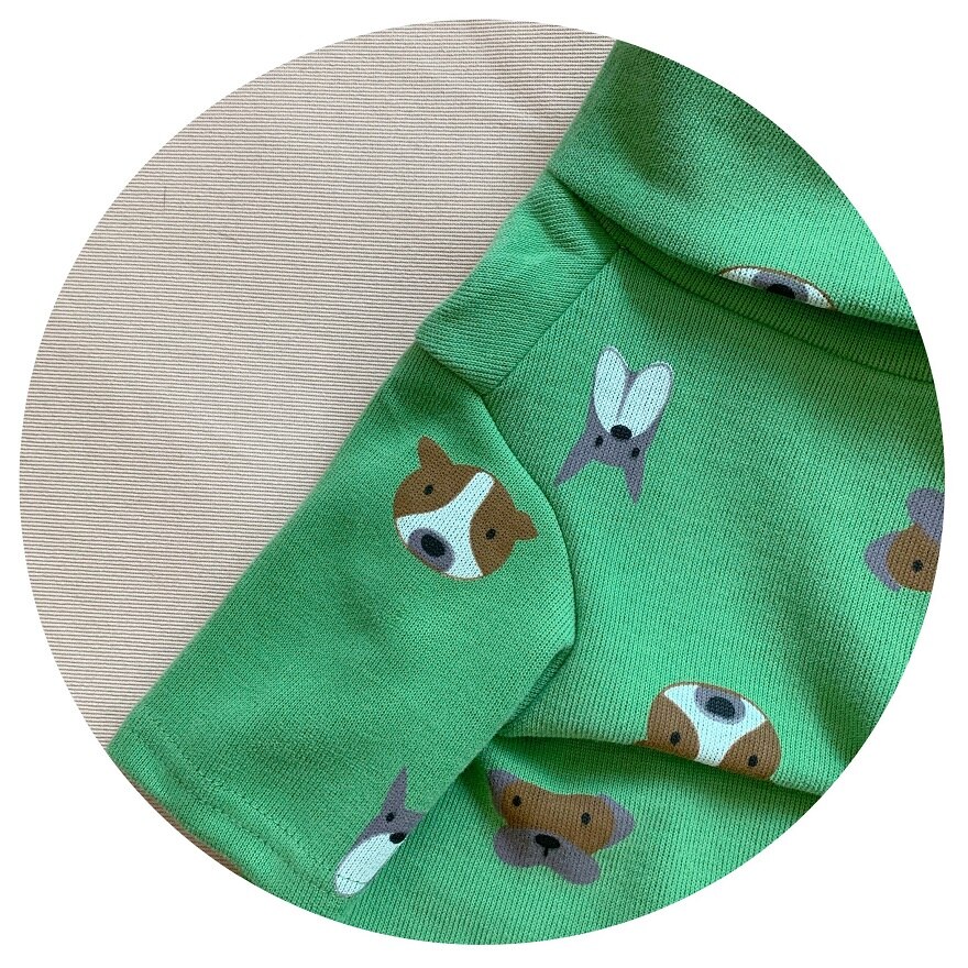 Hond Kleding Groen Kalf Patroon Hond Compassionate Hond Pyjama Geschikt Voor Grote Hond Puppy Kat Shirt