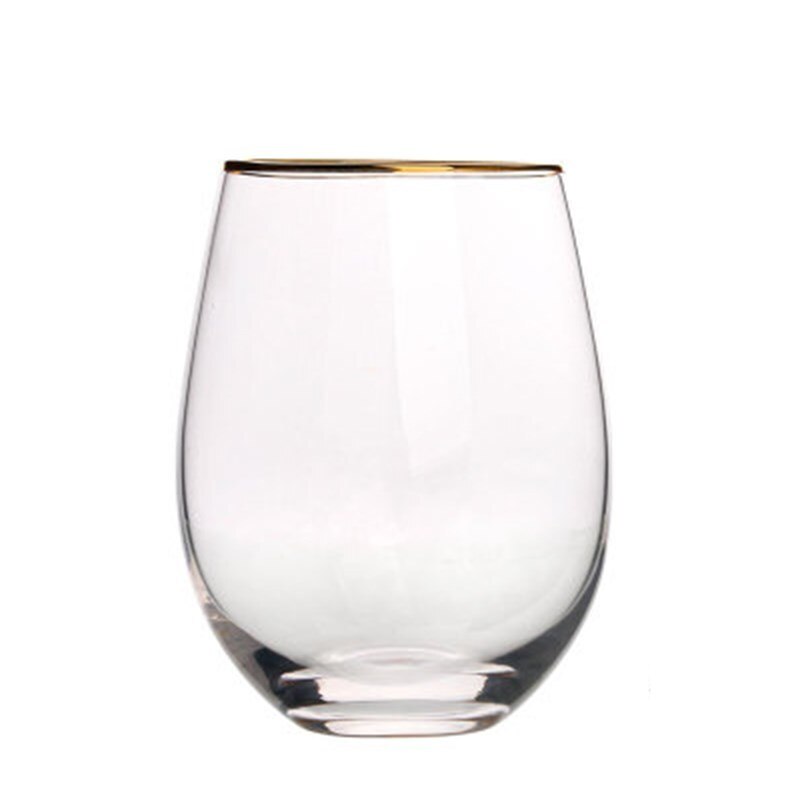 Cakehoud 300/500ml husholdning gennemsigtig håndlavet glas køkken restaurant drikke cup bar whisky glas drikke redskaber: Gul