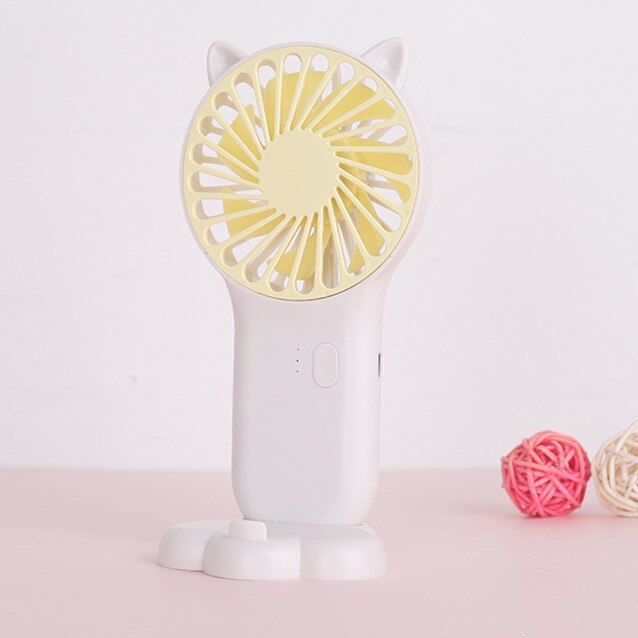Mini Portable Pocket Fan Cool Air Handheld Travel Cooler Cooling Mini Fans Power Battery Office Outdoor Home Mini Fan: White