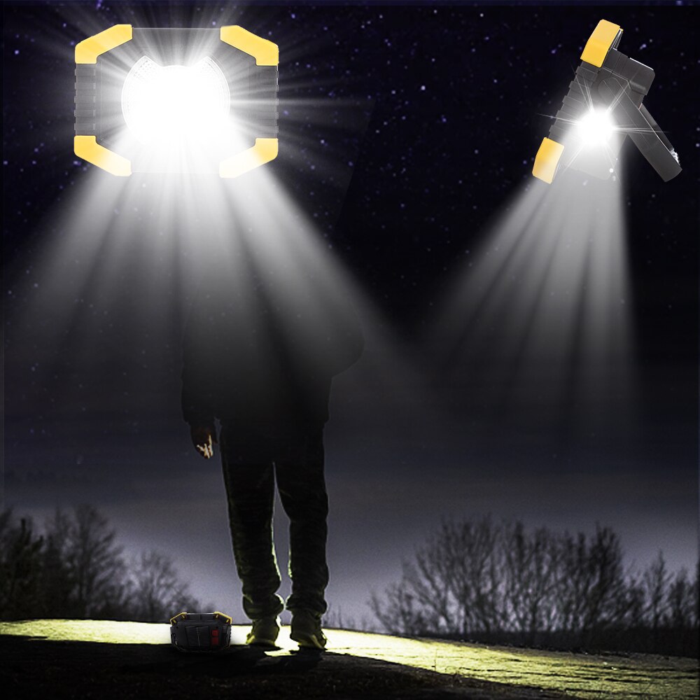180w ledet bærbare spotlights 8000lm supersterke ledet arbeidslys usb oppladbare til utendørs camping lampe ledet lommelykt