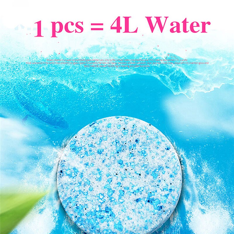 10 pièces (1PC = 4L eau) voiture neuve solide essuie-glace Fine voiture Auto nettoyage de vitres voiture pare-brise verre nettoyant accessoires de voiture