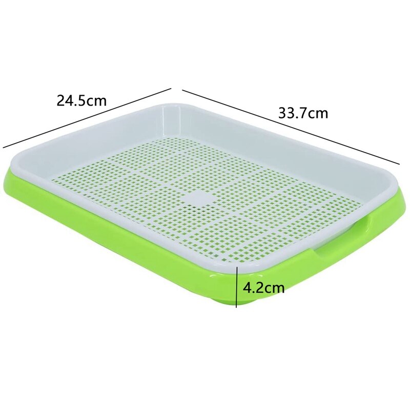 6Pcs Seed Sprouter Trays Seed Germination Tray Hydroponics Gg Kits