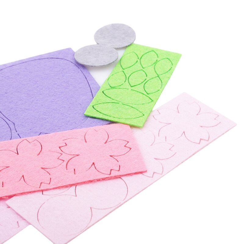 Campanas de viento campana nórdica hecho a mano manualidad de fieltro Pack dormitorio decoración Material textil para manualidades paquete habitación de bebé Decoración
