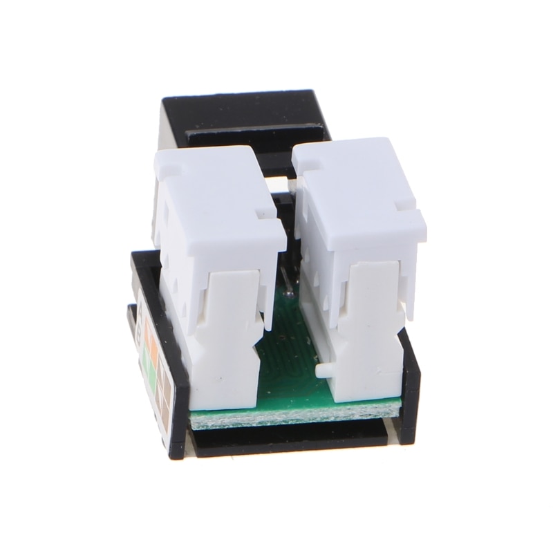 5Pcs CAT5E UTP Network Module RJ45 Connector Information Socket Keystone Jack