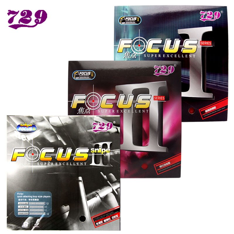 Ritc 729 messa a fuoco ii iii 1 2 3 (attacco + ciclo continuo) pip-in tavolo tennis (ping-pong) gomma con Spugna blu