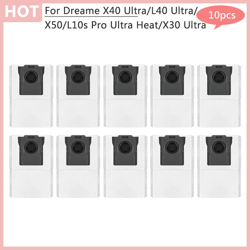 Tilbehør til affaldspose til dreame  x50,x40 ultra ,l10s pro ultra heat ,x30 ultra ,l40 ultra støvsuger, støvpose: Mørk khaki