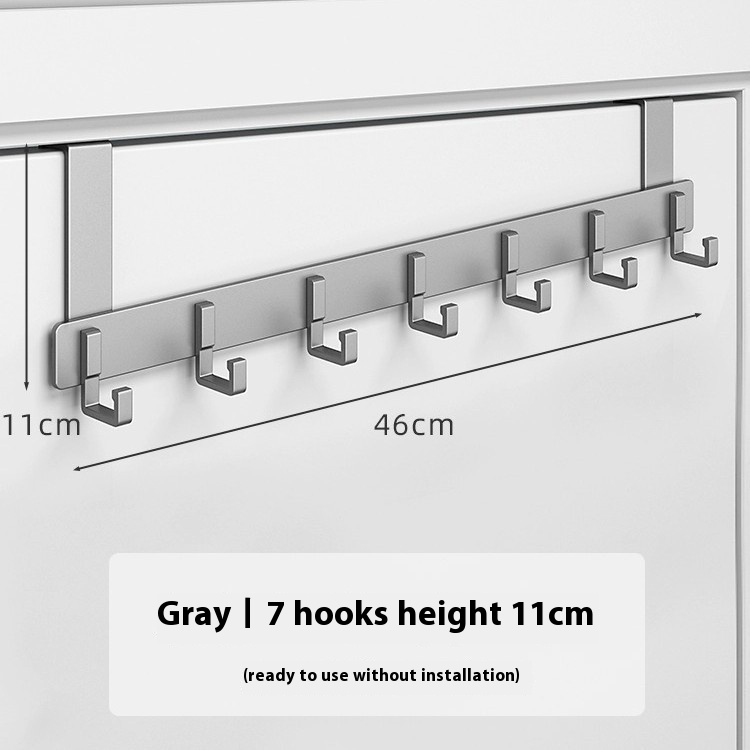 Över dörrkrokar, robust dörrhängare, kraftig att installera för badrum, sovrum, kök, hängande handdukar, rockar.: Grön
