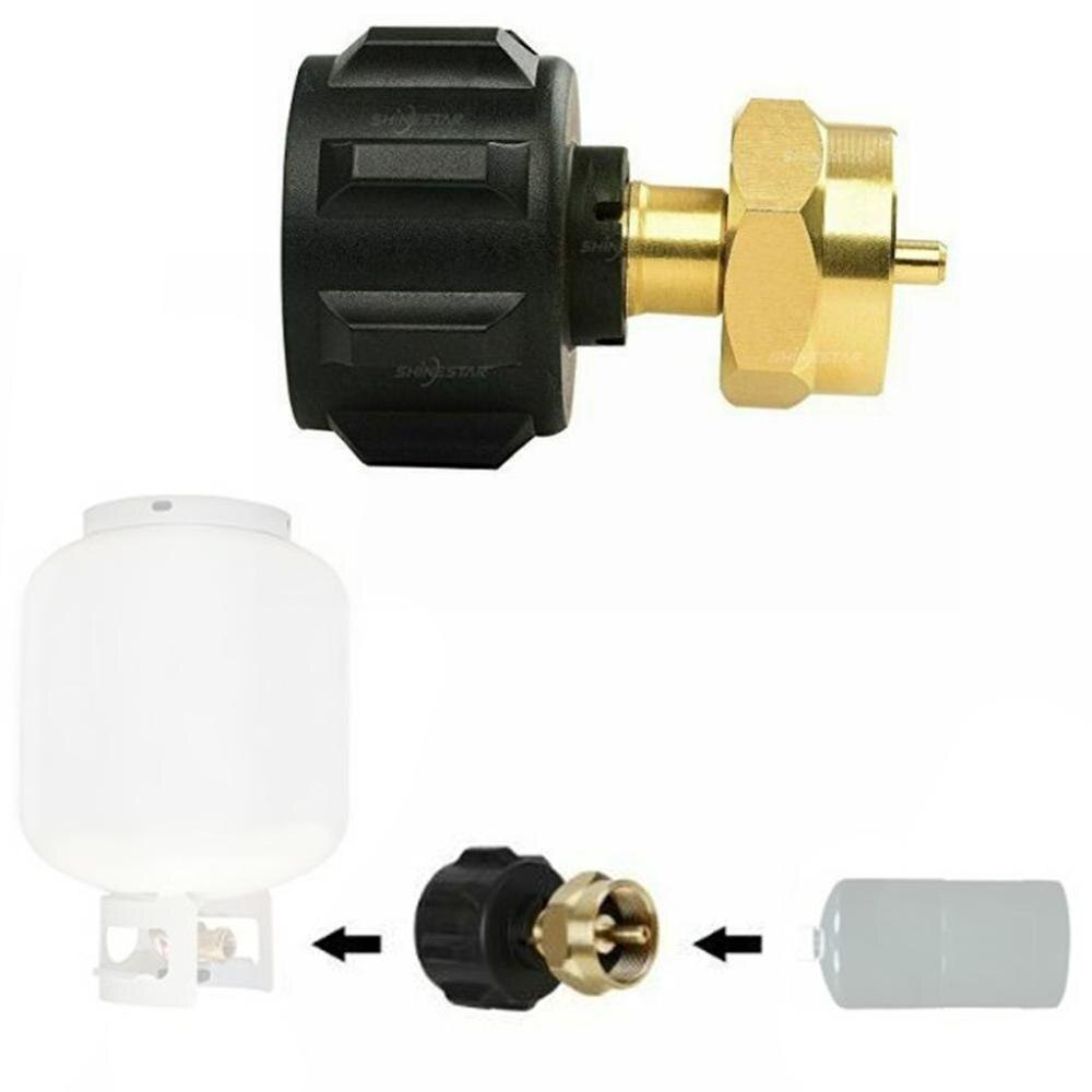 1 Replacement Propane Regulator Valve Adapter Hiking Regulator Refill Valve BBQ Cooking Accessories Adapter Stove Barbecue H3U4