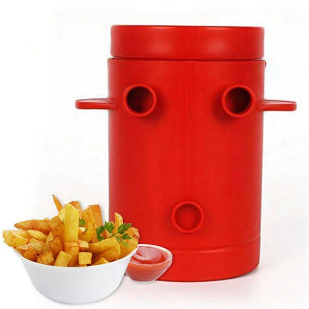 Hjemme pommes frites maker kartoffel chips strimmel udskærer skærer hakker chips maskinfremstilling værktøj kartoffelskærer
